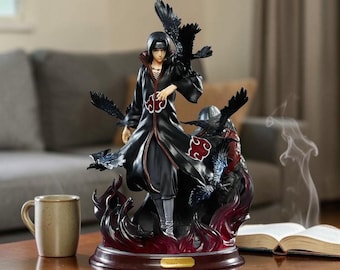 Naruto Uchiha Itachi Anime Figure 28cm PVC Statue Collectible Model Toy Home Decor