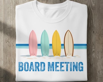 Camisa de surf para reuniones de la junta directiva