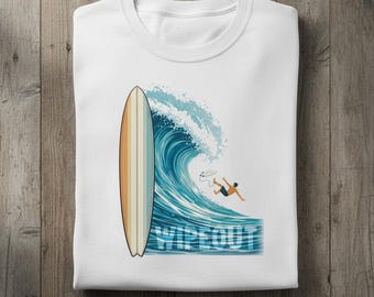 Camiseta de surf Wipeout