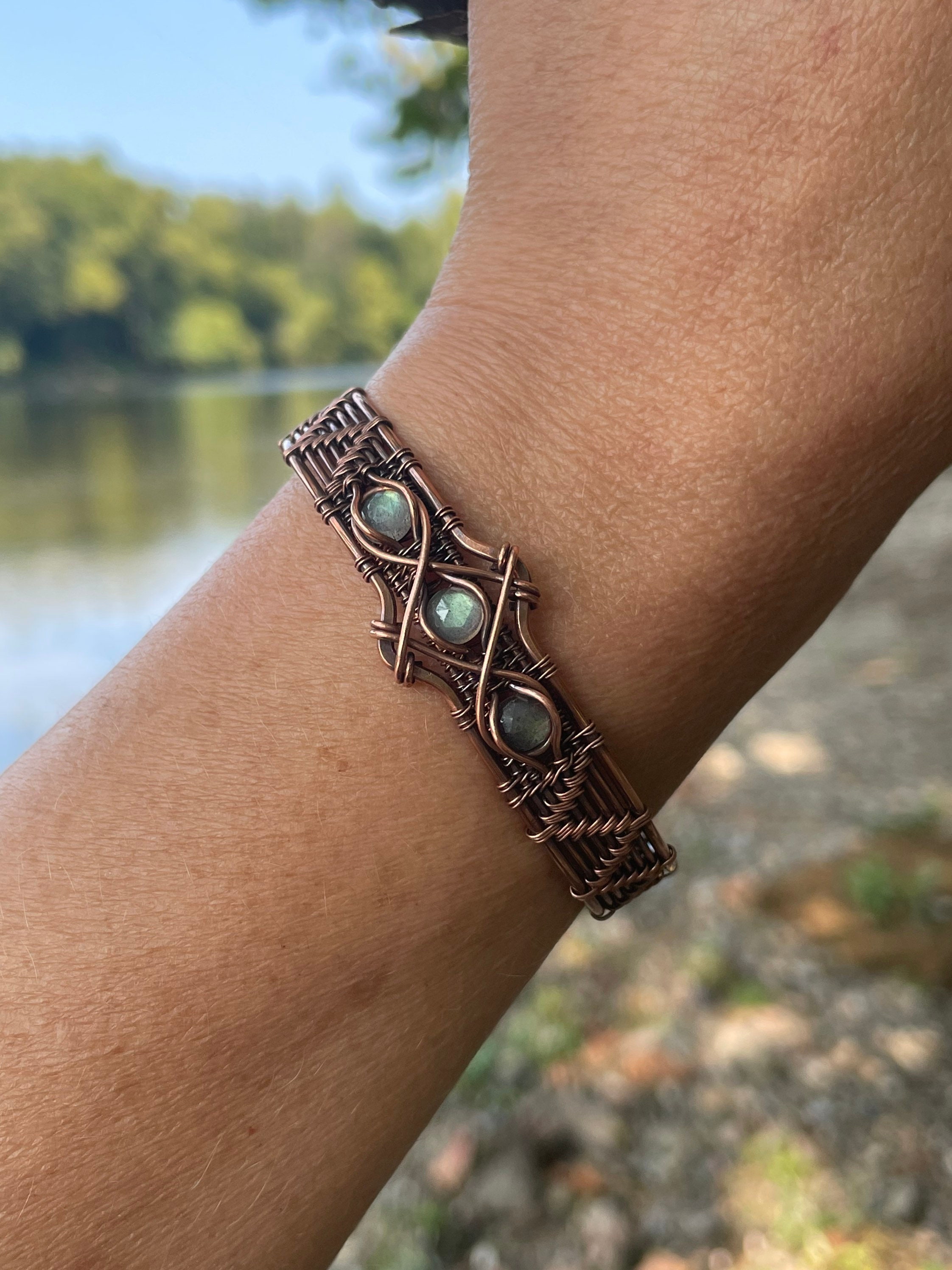Wire wrapped bracelets outlet