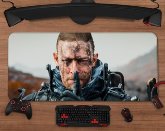 Death Stranding Mouse Pad | Sci-Fi Survival Extended Desk Mat | XXL Gaming Mousepad | Desk Setup Decor