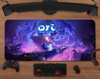 Ori and the Blind Forest Mouse Pad | Fantasy Glow Extended Desk Mat | XXL Gaming Decor