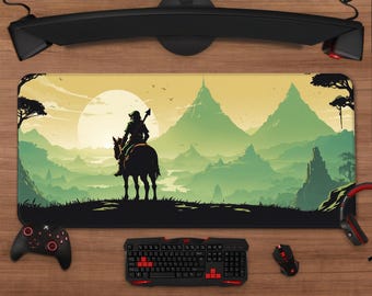 The Legend of Zelda Mouse Pad | Fantasy Adventure Desk Mat | XXL Gaming Setup Decor