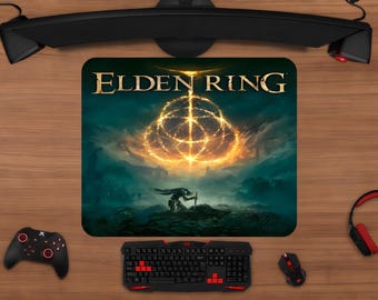 Elden Ring Dark Fantasy Desk Mat | Gaming Mouse Pad, Vivid Colors