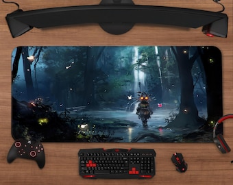 Majora's Mask Mouse Pad: Dark Fantasy Gaming Desk Mat XXL