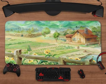 Stardew Valley Mouse Pad | Cozy Farm Extended Desk Mat (XXL Gaming)