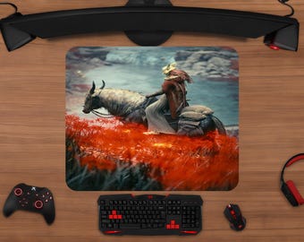 Elden Ring Dark Fantasy Desk Mat | Gaming Mouse Pad, Vivid Colors