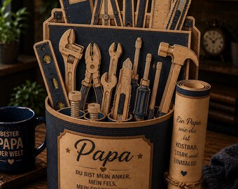 Father’s Day Duplo Wrapper Tool Box Gift for Dad | Printable DIY Chocolate Birthday Gift from Kids | Last Minute Men’s PDF Template