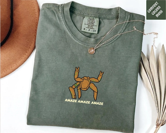 Amaze Rocky Alien Shirt,Funny Sci-Fi Sayings Spider Graphic Comfort Colors® Tee,Andy Weir Bookish T-Shirt,Sci-Fi Fan Gift,Project Hail Maryy