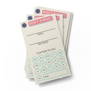 Project Keeper Cards: handig geheugensteuntje voor je brei- en haak-WIP's