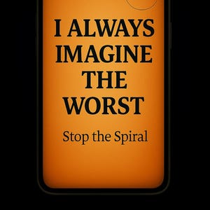 I always Imagine the Worst, Overthinking Workbook, Anxiety Thoughts Help, Stop Negative Thinking, Calm Your Mind Printable (PDF)