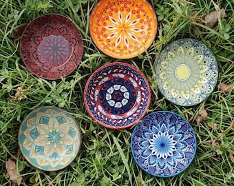 Station d'arrosage de jardin en céramique, hydratation faite main pour insectes pollinisateurs, cadeau d'art pour flaques d'extérieur
