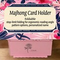 3D Printed Mahjong Card Holder | Tilted Display Tray for American Mahjong Cards product logo