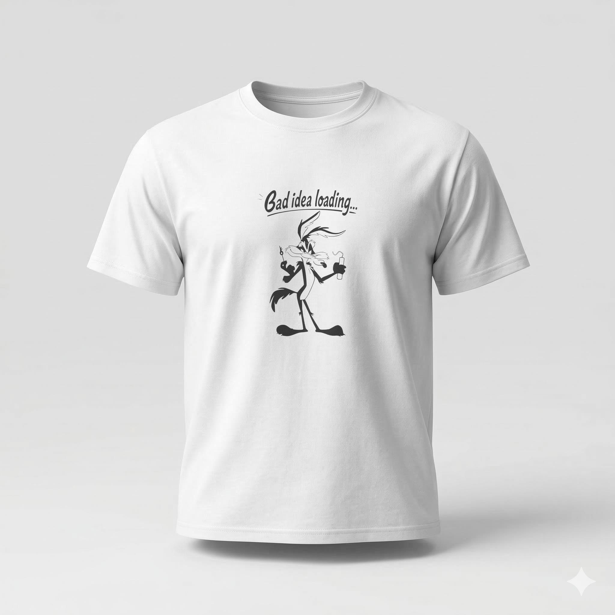 Bad Idea Loading - Wile E. Coyote Nostalgie Fun T-Shirt