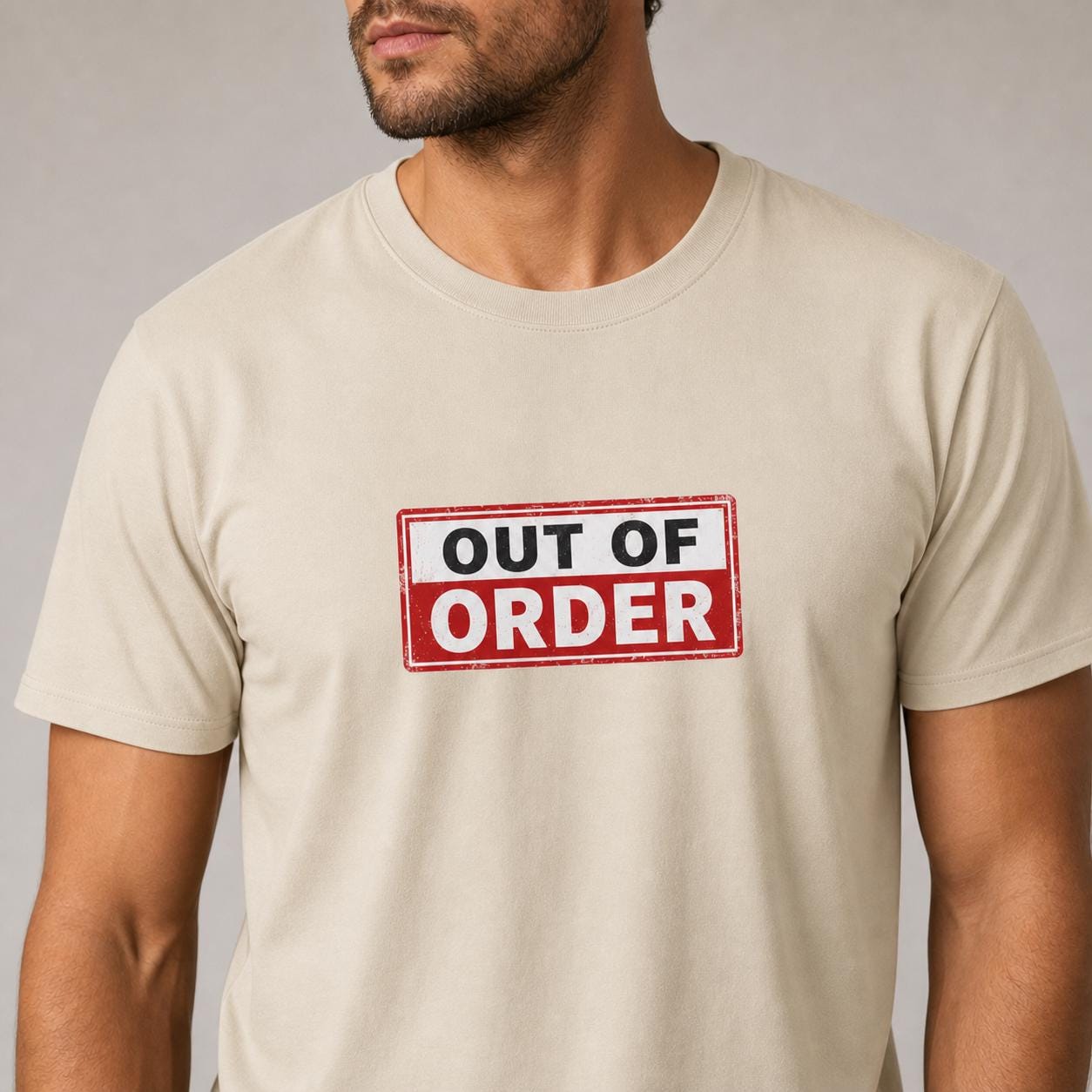 Out of Order Shirt, Funny Statement T-Shirt, Sarkastisches Graphic Tee, Unisex Streetwear Geschenk für Männer & Frauen