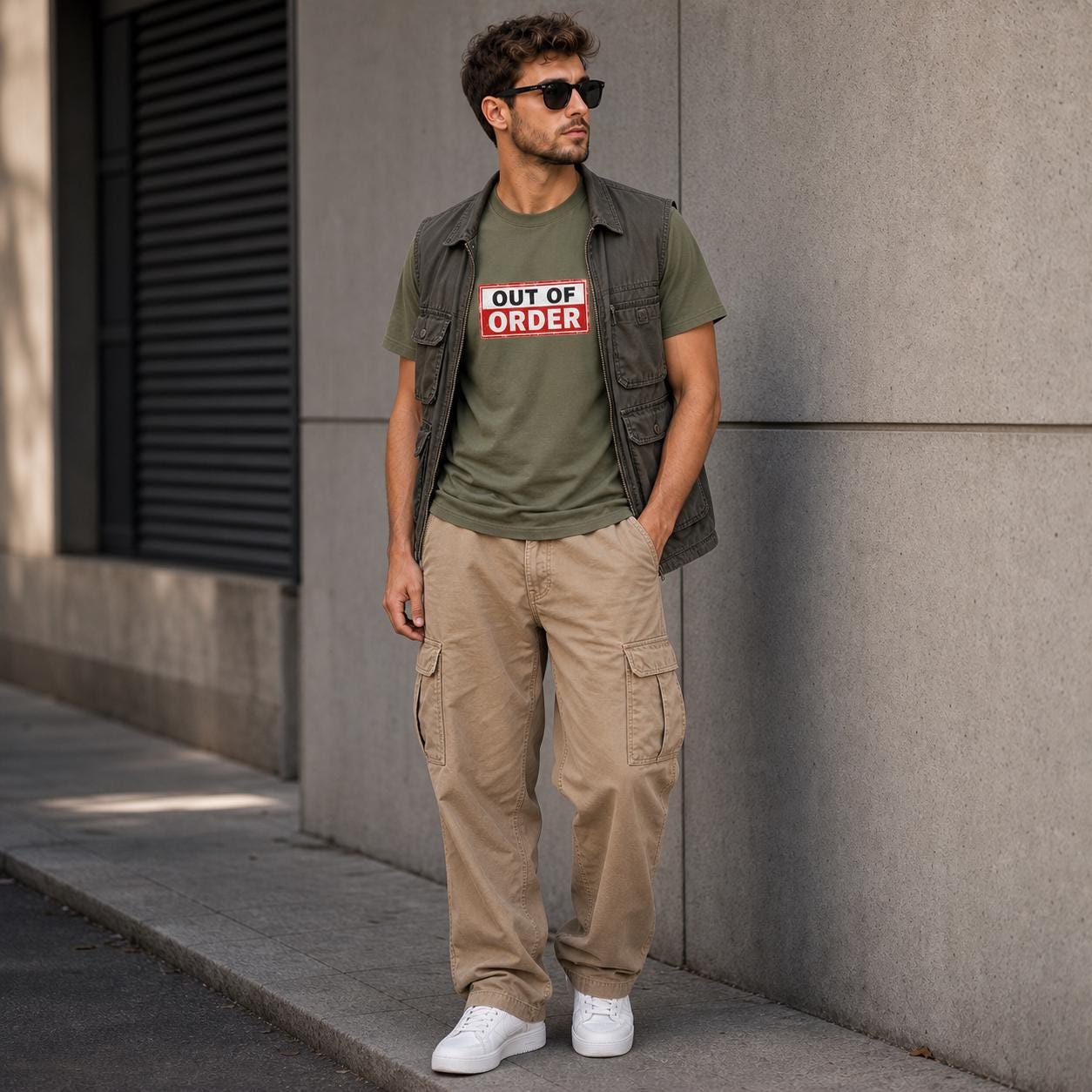 Out of Order Shirt, Funny Statement T-Shirt, Sarkastisches Graphic Tee, Unisex Streetwear Geschenk für Männer & Frauen