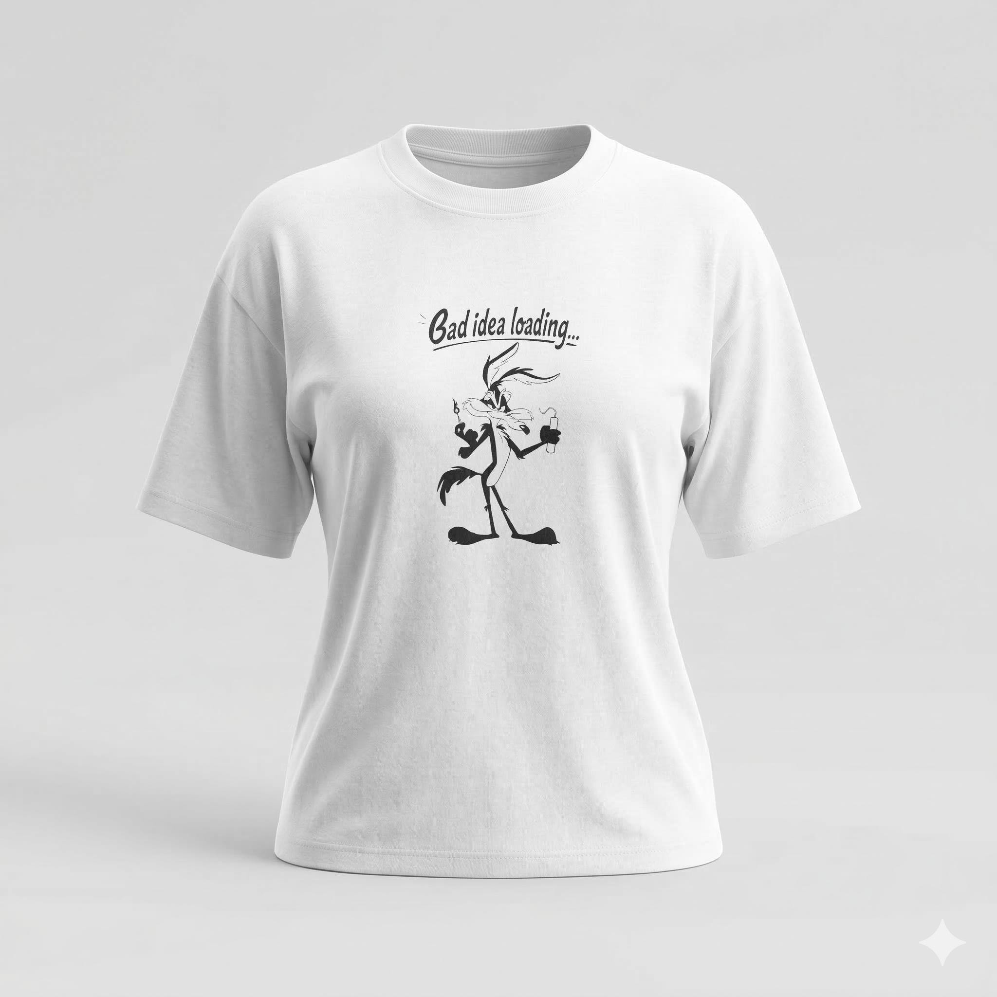 Bad Idea Loading - Wile E. Coyote Nostalgie Fun T-Shirt