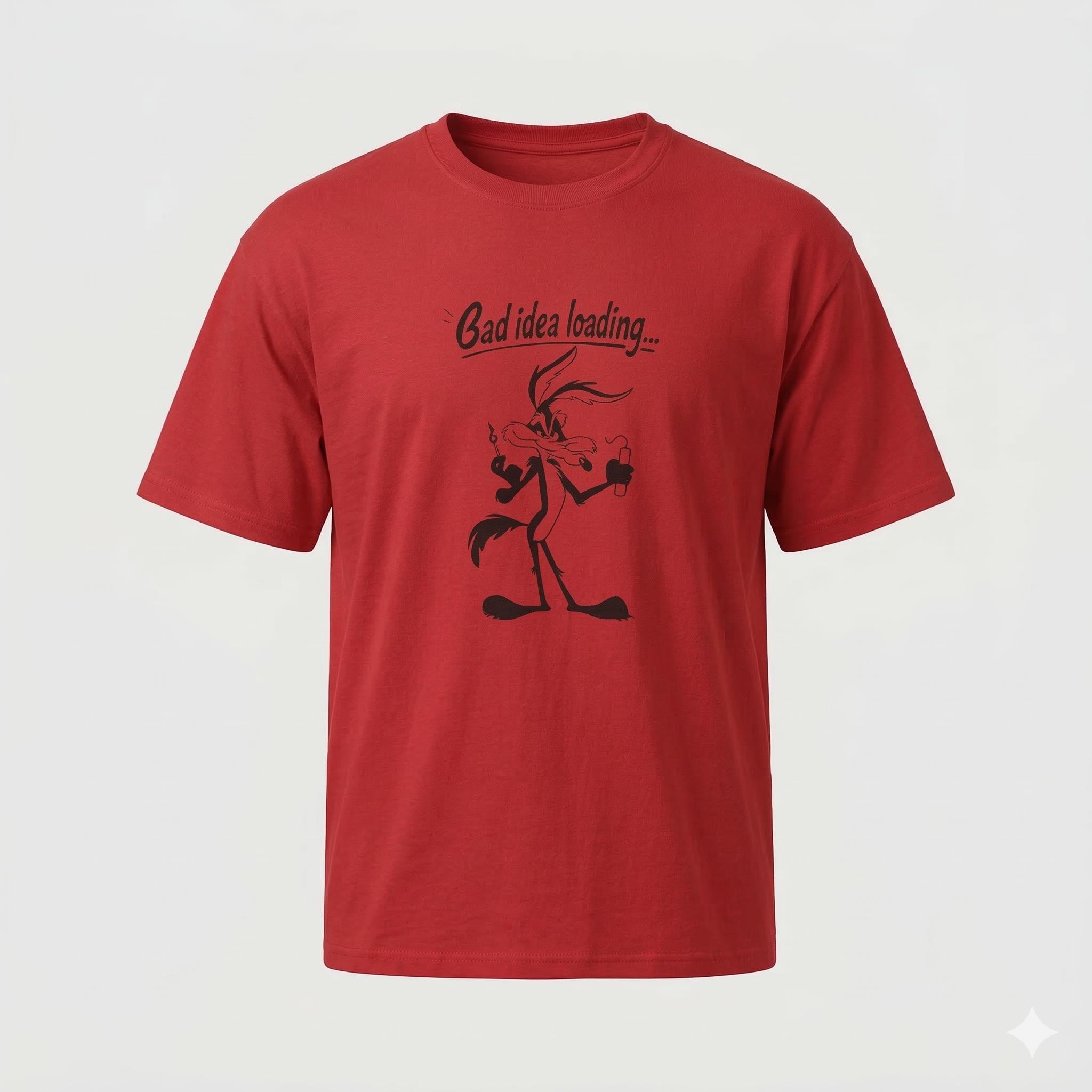 Bad Idea Loading - Wile E. Coyote Nostalgie Fun T-Shirt