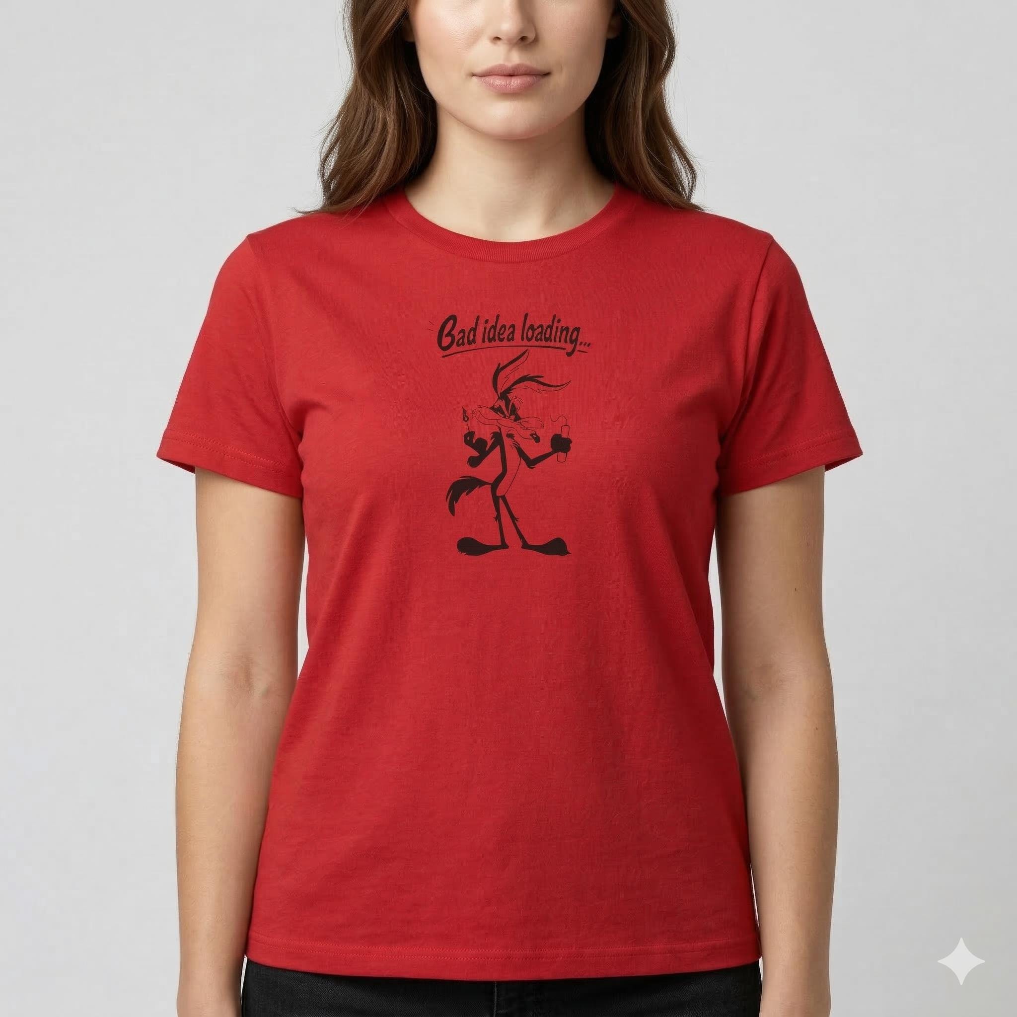Bad Idea Loading - Wile E. Coyote Nostalgie Fun T-Shirt