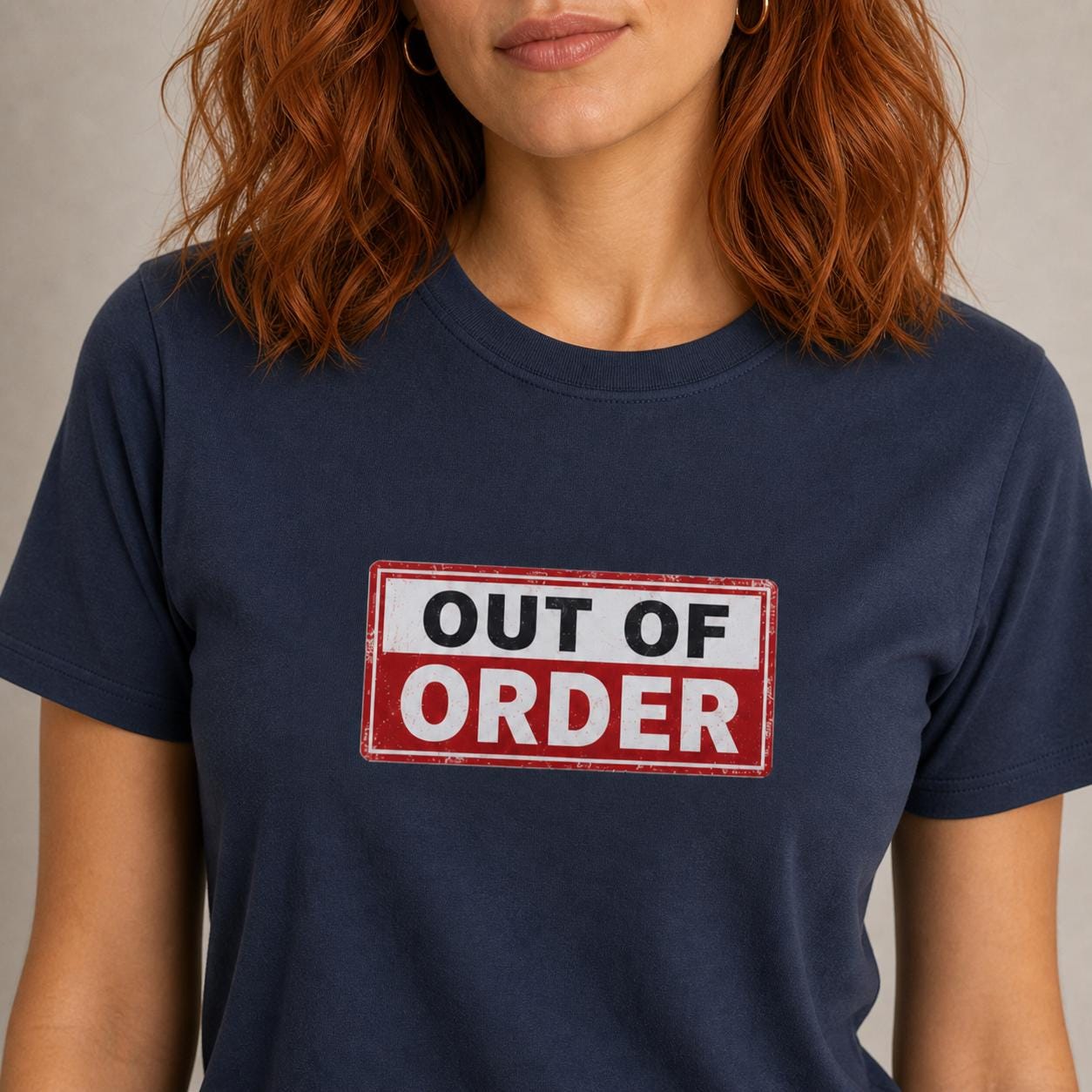 Out of Order Shirt, Funny Statement T-Shirt, Sarkastisches Graphic Tee, Unisex Streetwear Geschenk für Männer & Frauen