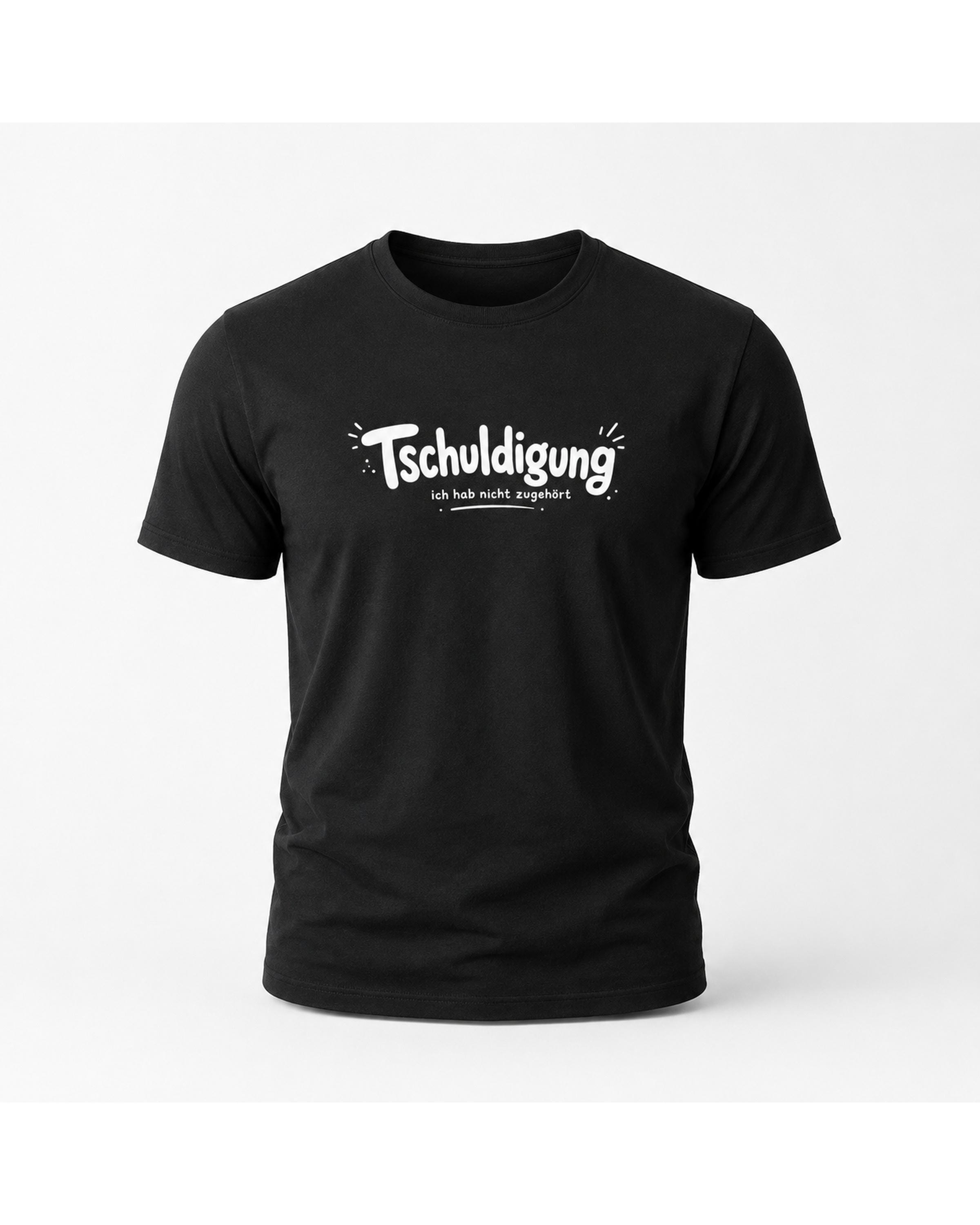 Tschuldigung Ich hab nicht zugehört Shirt - Lustiges T-Shirt für Männer & Frauen, Sarkasmus Shirt, Humor Geschenk, Casual Statement Tee