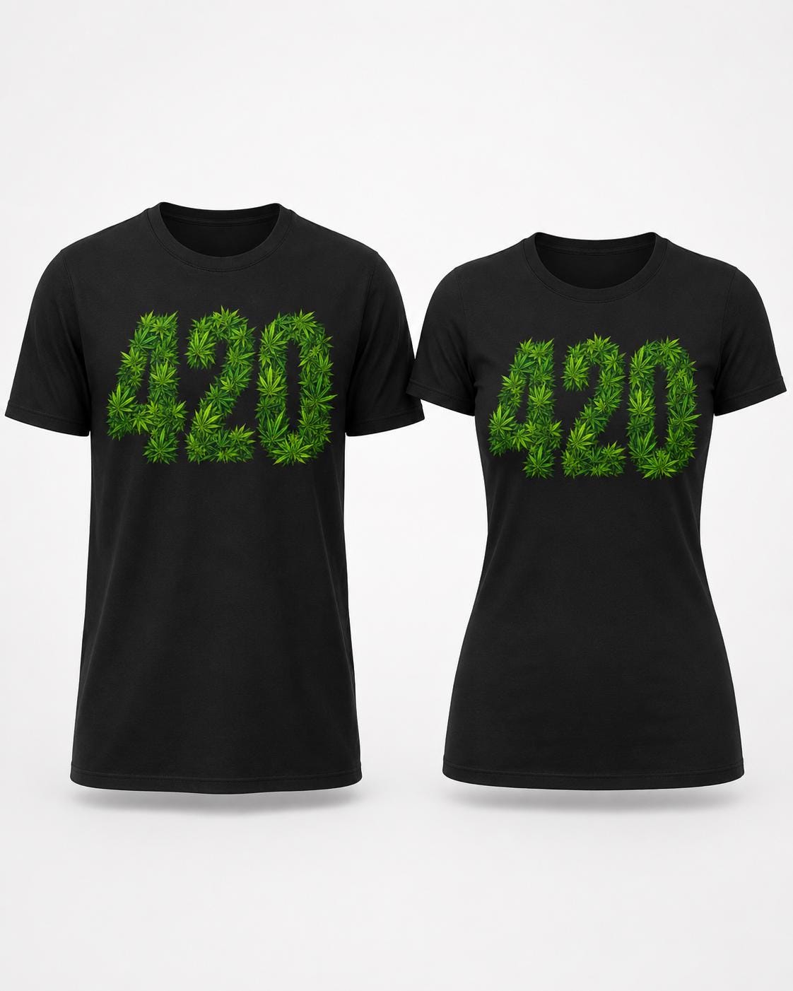 420 T-Shirt Cannabis Blatt Motiv, Kiffer Shirt, Weed Geschenk, Stoner Shirt, Hanf Shirt für Männer & Frauen