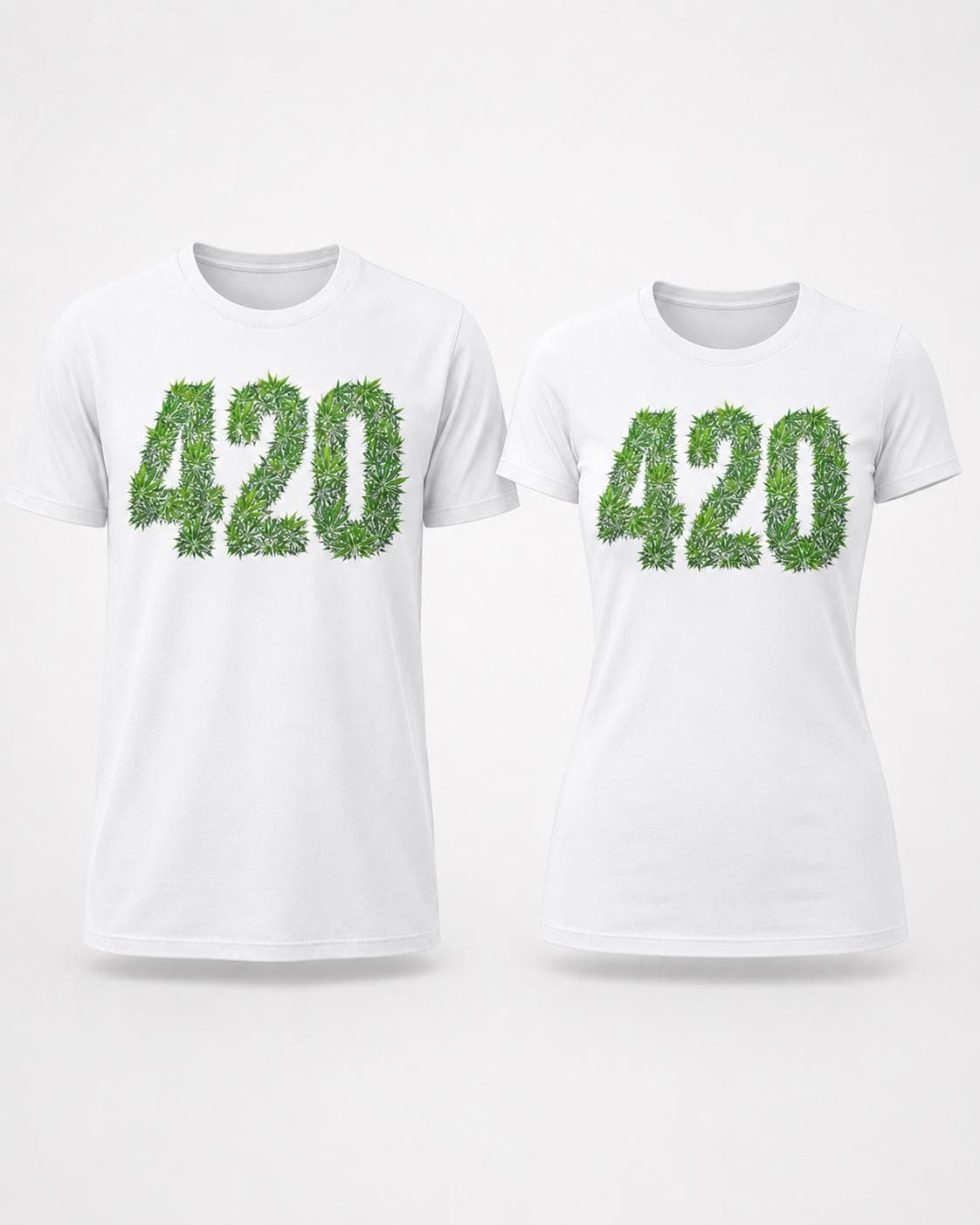 420 T-Shirt Cannabis Blatt Motiv, Kiffer Shirt, Weed Geschenk, Stoner Shirt, Hanf Shirt für Männer & Frauen