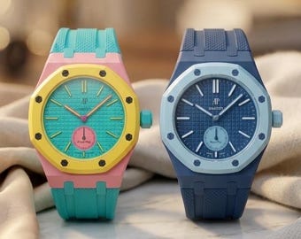 Cinturino per orologio in silicone di alta qualità compatibile con Swatch AP Royal Pop, cinturino di conversione di lusso realizzato a mano, cinturino di ricambio personalizzato