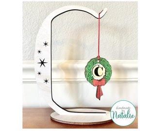Ornament Stand SVG - Laser Cut File - Ornament Holder Display - Christmas - Stars
