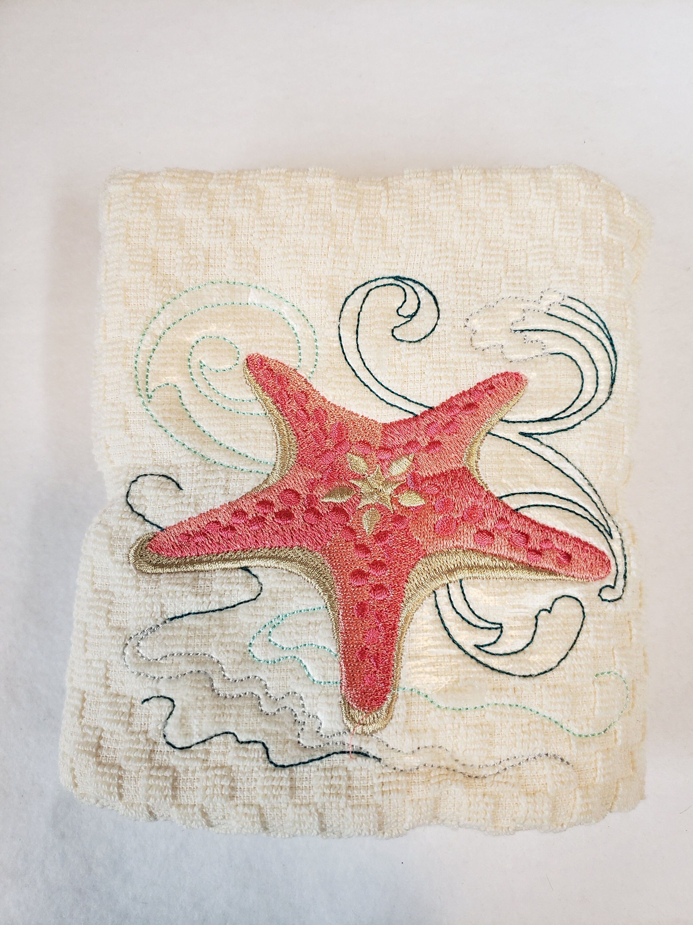 Starfish Towel DISCOUNTED Extra Stock Etsy