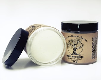 Fragrance Free Face Moisturizer, Unscented Goat Milk Facial Cream for Sensitive Skin, 4 oz