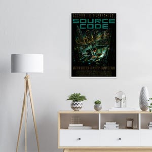 Lámina artística de código fuente – Arte mural de suspense tecnológico, descarga digital imprimible, decoración de código cyberpunk