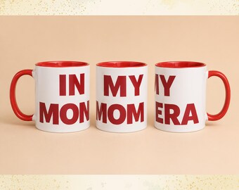 Mug À l'époque de ma mère, cadeau maman TikTok tendance, tasse à café de maternité drôle, mug vie de maman, cadeau pour maman, tasse en céramique de 11 oz et 15 oz