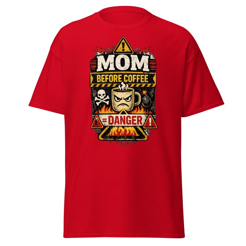 Funny Mom Before Coffee Shirt, Mom Life Graphic Tee, Sarcastic Mom T-Shirt, Gift for Mom, Mothers Day Shirt, Mom Humor Tee