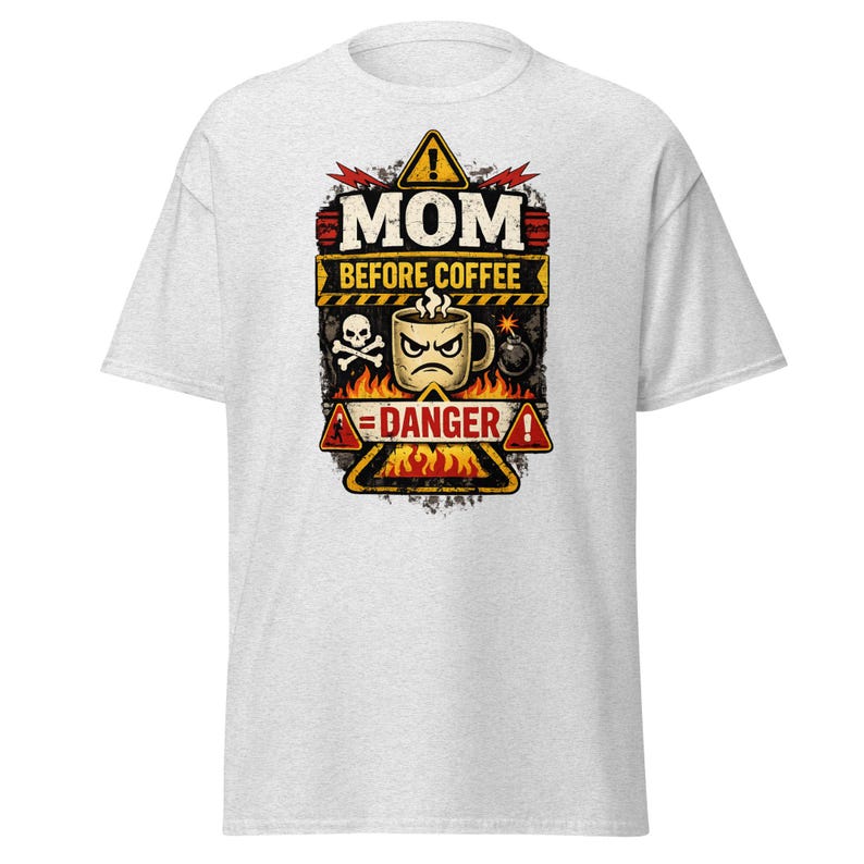 Funny Mom Before Coffee Shirt, Mom Life Graphic Tee, Sarcastic Mom T-Shirt, Gift for Mom, Mothers Day Shirt, Mom Humor Tee