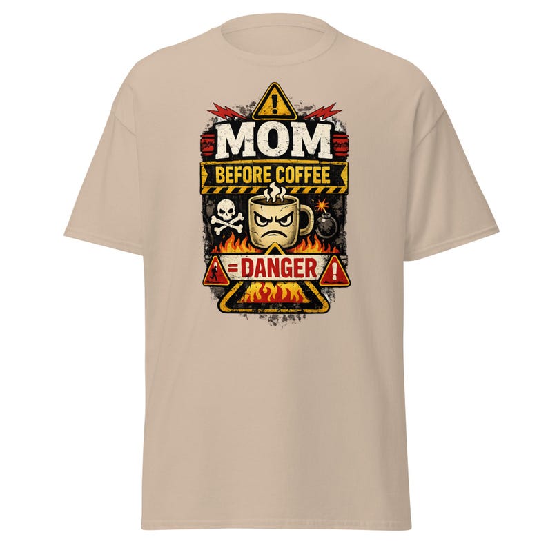 Funny Mom Before Coffee Shirt, Mom Life Graphic Tee, Sarcastic Mom T-Shirt, Gift for Mom, Mothers Day Shirt, Mom Humor Tee