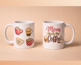 Mug à café, cadeau amateur de café, tasse à latte en céramique