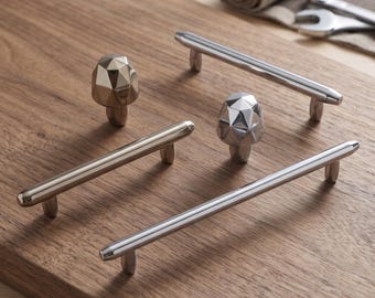 Modern Cabinet Hardware Knobs And Drawer Pulls Minimalist Furniture Handles Kitchen Cabinet Dresser Wardrobe Upgrade Decor