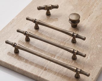 Vintage Cabinet Handles Antique Style Drawer Pulls Kitchen Cabinet Hardware Furniture Knobs Dresser Pulls Wardrobe Cupboard Door Decor