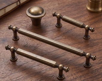 Vintage Cabinet Handles Antique Drawer Pulls Classic Furniture Hardware Kitchen Cabinet Knobs Dresser Pulls Wardrobe Cupboard Door Hardware