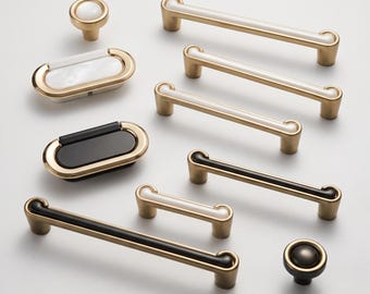 Modern Cabinet Handles Drawer Pulls Kitchen Cabinet Hardware Furniture Knobs Wardrobe Dresser Pulls Decorative Cupboard Handles Home Upgrade