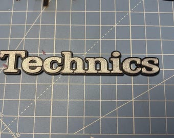 Replacement Technics Badge For Hifi Equipment And Record Decks SL1200 SL1210