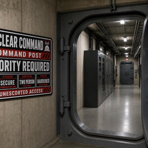 Nuclear Command Post Nuclear Command Wall Sign image 2