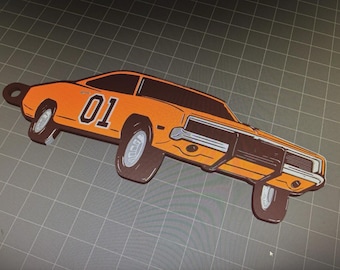 General Lee Dukes Of Hazzard Key Ring