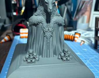 Gothic Baphoment Finial/Newel Post Cap/Topper - Unpainted