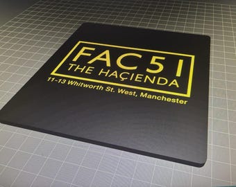 5x Hacienda Nightclub FAC51 Drinks Coasters