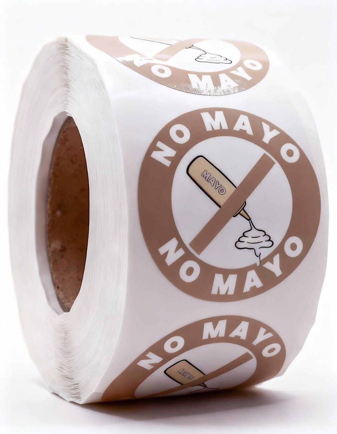 No Mayo Labels – Round 40mm Stickers, Roll of 500 - Etsy