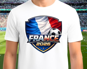 France World Cup 2026 Soccer PNG | FIFA Football Flag Design (Digital Download)