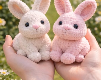 Rabbit Crochet Pattern | Mini Bunny Amigurumi Pattern PDF | Rabbit Easter Crochet | Rabbit Love Gifts | Wild Animals Crochet Toys