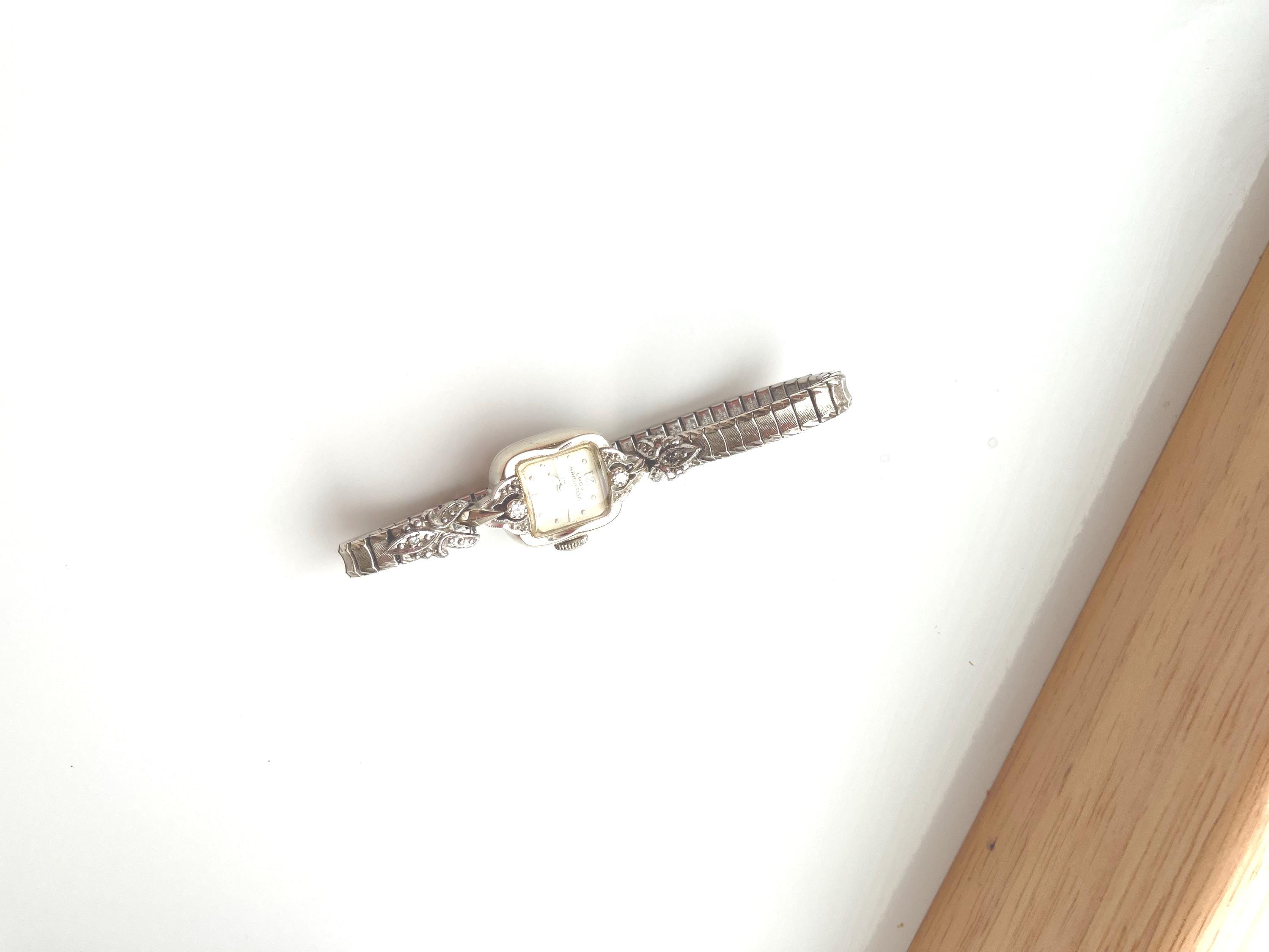 Vintage Hamilton Diamond Watch - Etsy display picture 2